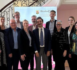 Gruppenfoto der Delegation in Brüssel 