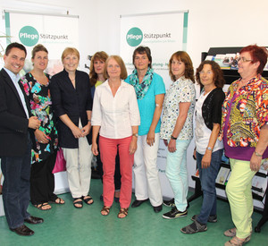 STS David Langner besucht den Pflegestützpunkt in Ludwigshafen