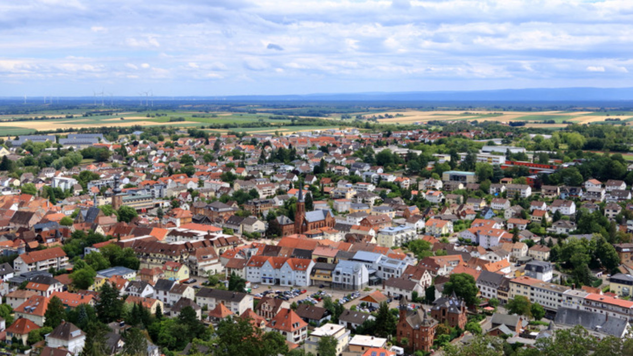 Bad Bergzabern von oben